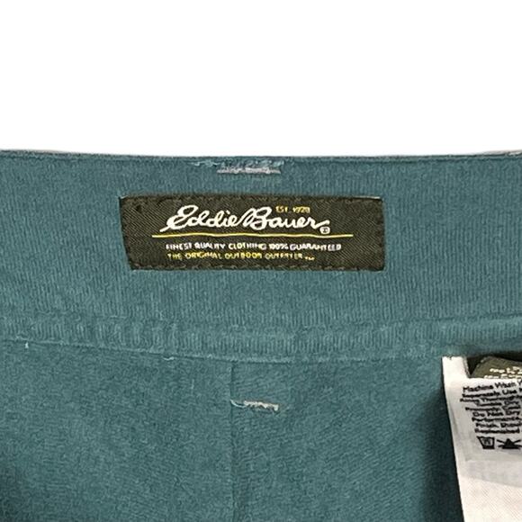 EDDIE BAUER Polar Fleece Lined Pants‎ 12  Gray Pockets Cargo Hiking Straight Leg - Picture 7 of 11